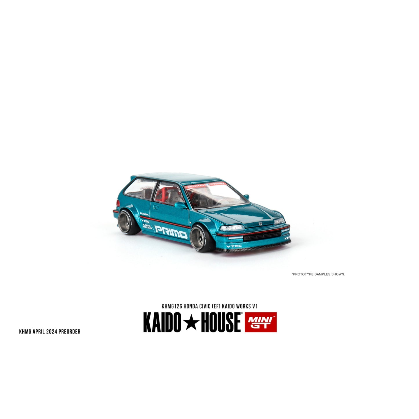 Mini GT Kaido House - Honda Civic (EF) Kaido Works V1 - KHMG126 - 1:64