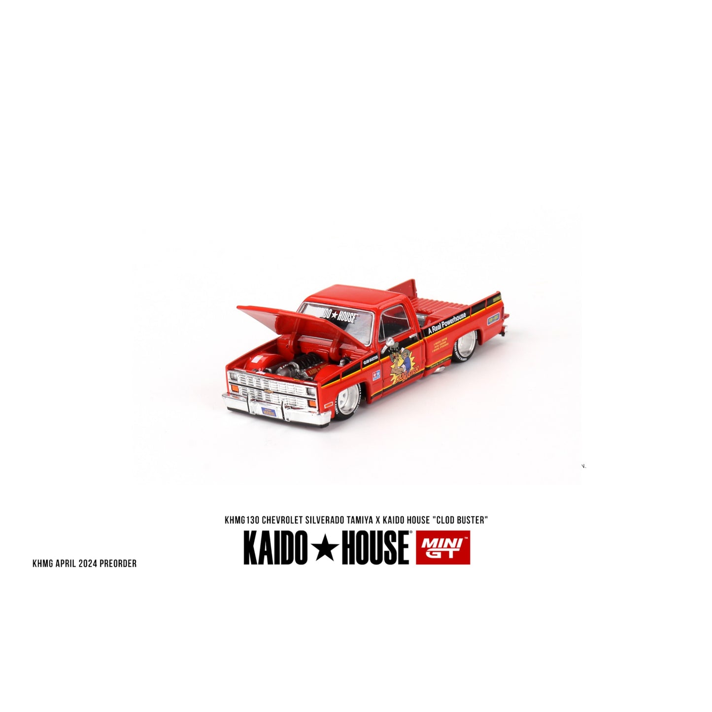 Mini GT Kaido House - Chevrolet Silverado TAMIYA x KAIDO HOUSE "Clod Buster" - KHMG130 - 1:64