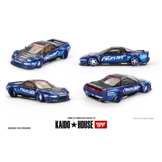 Mini GT Kaido House -  Honda NSX Evasive V2 - KHMG137 - 1:64