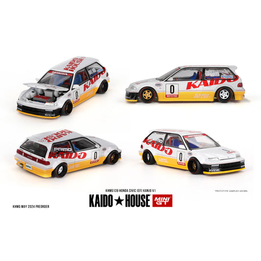 Mini GT Kaido House - Honda Civic (EF) Kanjo V1 - KHMG139 - 1:64