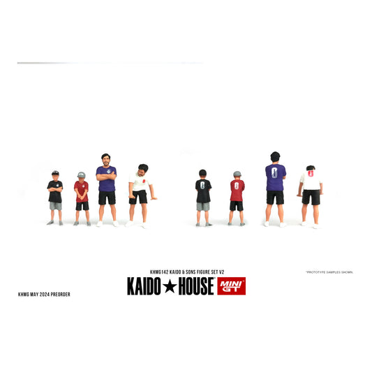 Mini GT Kaido House - Kaido & Sons Figure Set - KHMG142 - 1:64