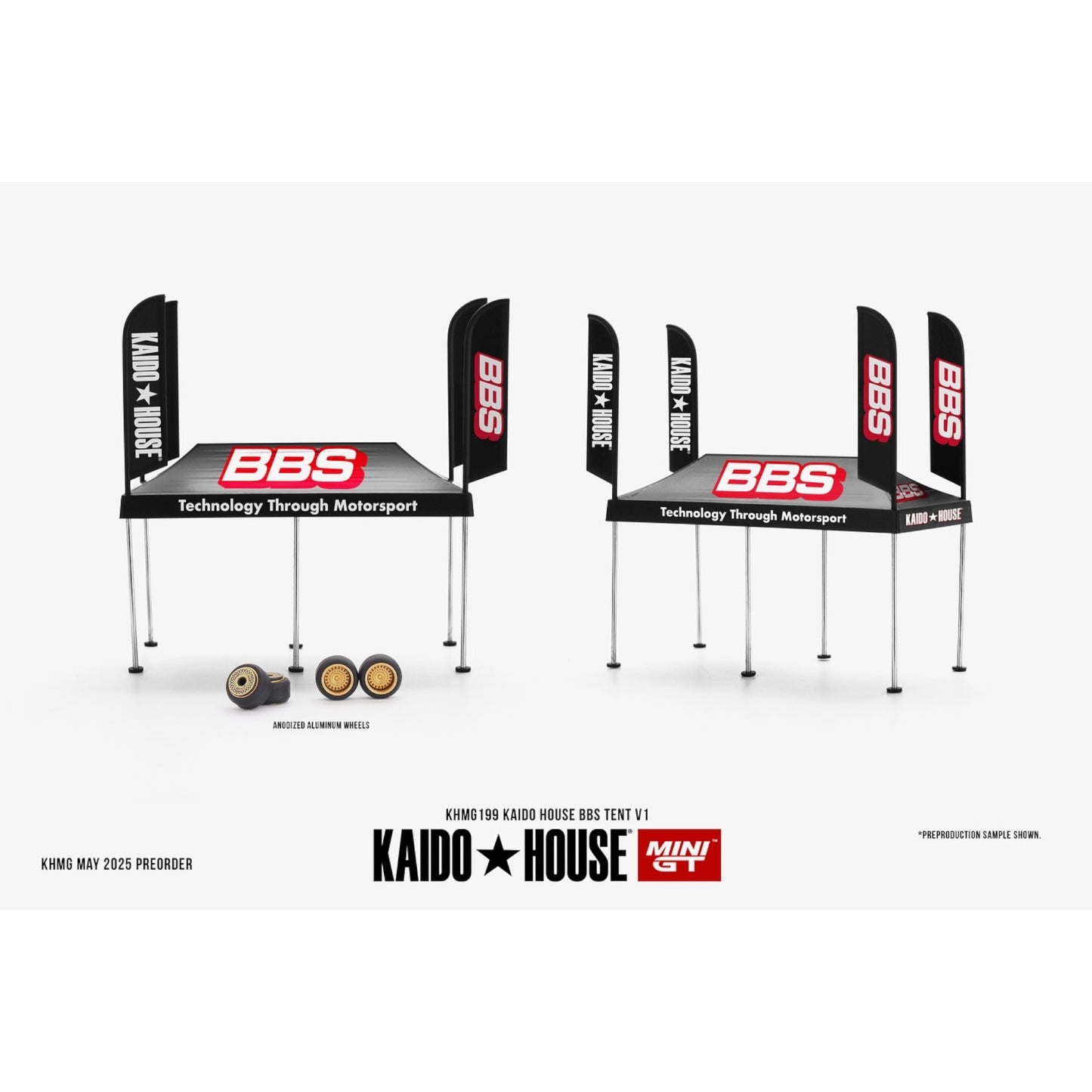 Mini GT Kaido House - Pre-Order - KAIDO HOUSE BBS TENT V1 - KHMG199
