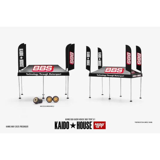 Mini GT Kaido House - Pre-Order - KAIDO HOUSE BBS TENT V1 - KHMG199