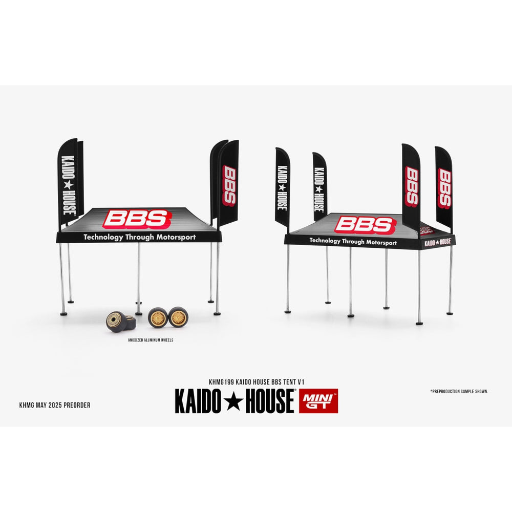 Mini GT Kaido House - Pre-Order - KAIDO HOUSE BBS TENT V1 - KHMG199