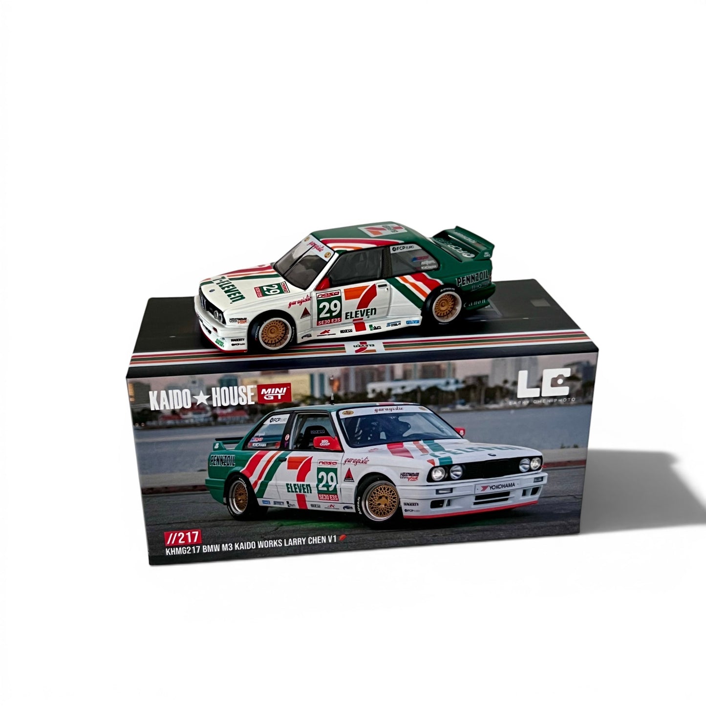 Mini GT Kaido House - BMW M3 KAIDO WORKS LARRY CHEN V1 - USA Exclusive - KHMG217