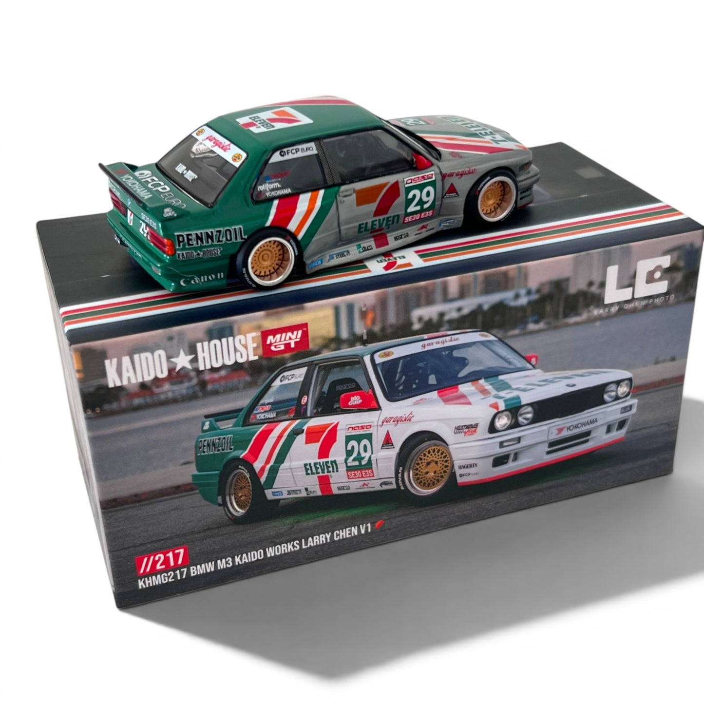 Mini GT Kaido House - BMW M3 KAIDO WORKS LARRY CHEN V1 - Chase Car - KHMG217