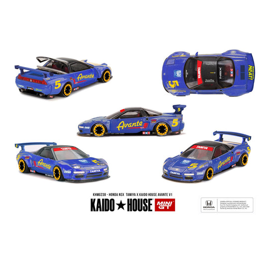 Mini GT Kaido House - Pre-Order - Honda NSX  TAMIYA x KAIDO HOUSE "AVANTE" V1 - KHMG238