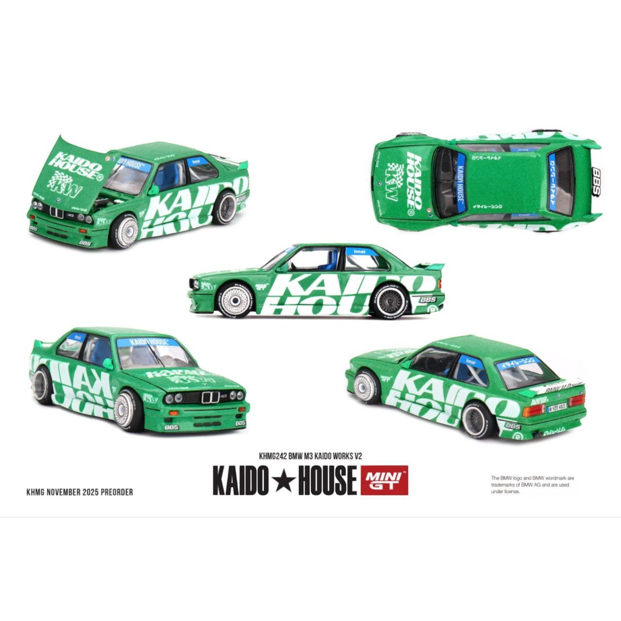 Mini GT Kaido House - Pre-Order - BMW M3 Kaido Works V2 - KHMG242