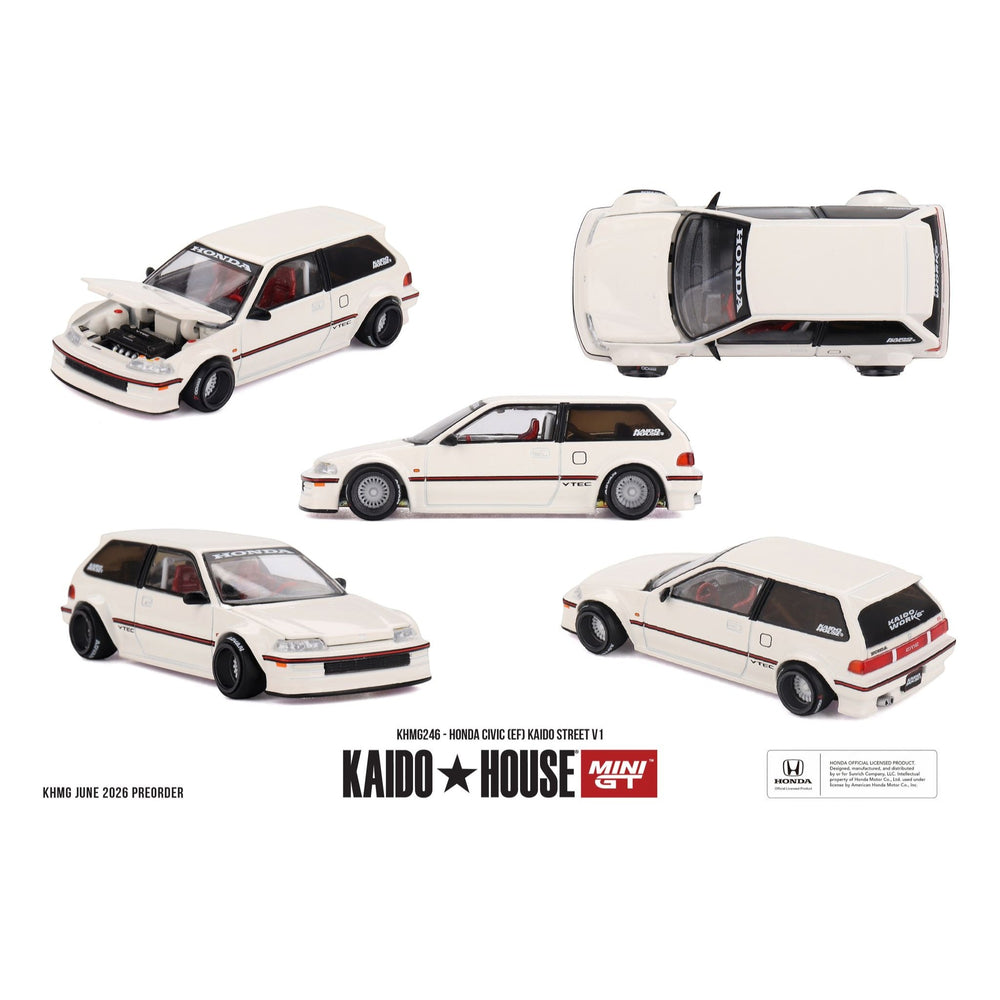 Mini GT Kaido House - Pre-Order - Honda Civic (EF) Kaido Street V1 - KHMG246