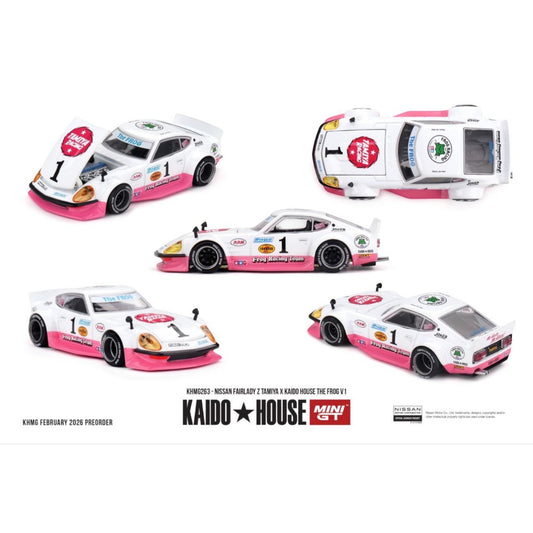 Mini GT Kaido House - Pre-Order - Nissan Fairlady Z TAMIYA x KAIDO HOUSE "The FROG" V1 - KHMG263