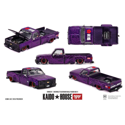 Mini GT Kaido House - Pre-Order - Chevrolet Silverado Dually KAIDO Koi V1 - KHMG291