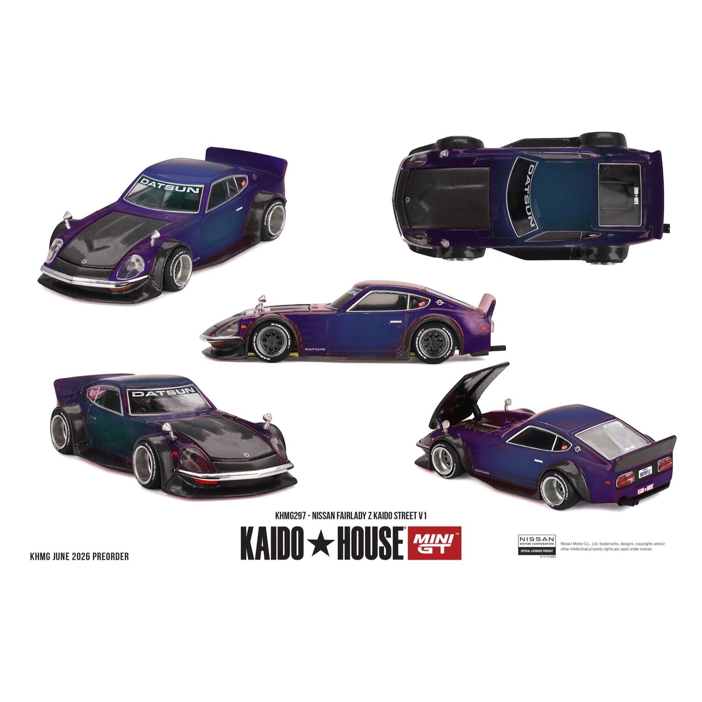 Mini GT Kaido House - Pre-Order - Nissan Fairlady Z Kaido Street V1 - KHMG297