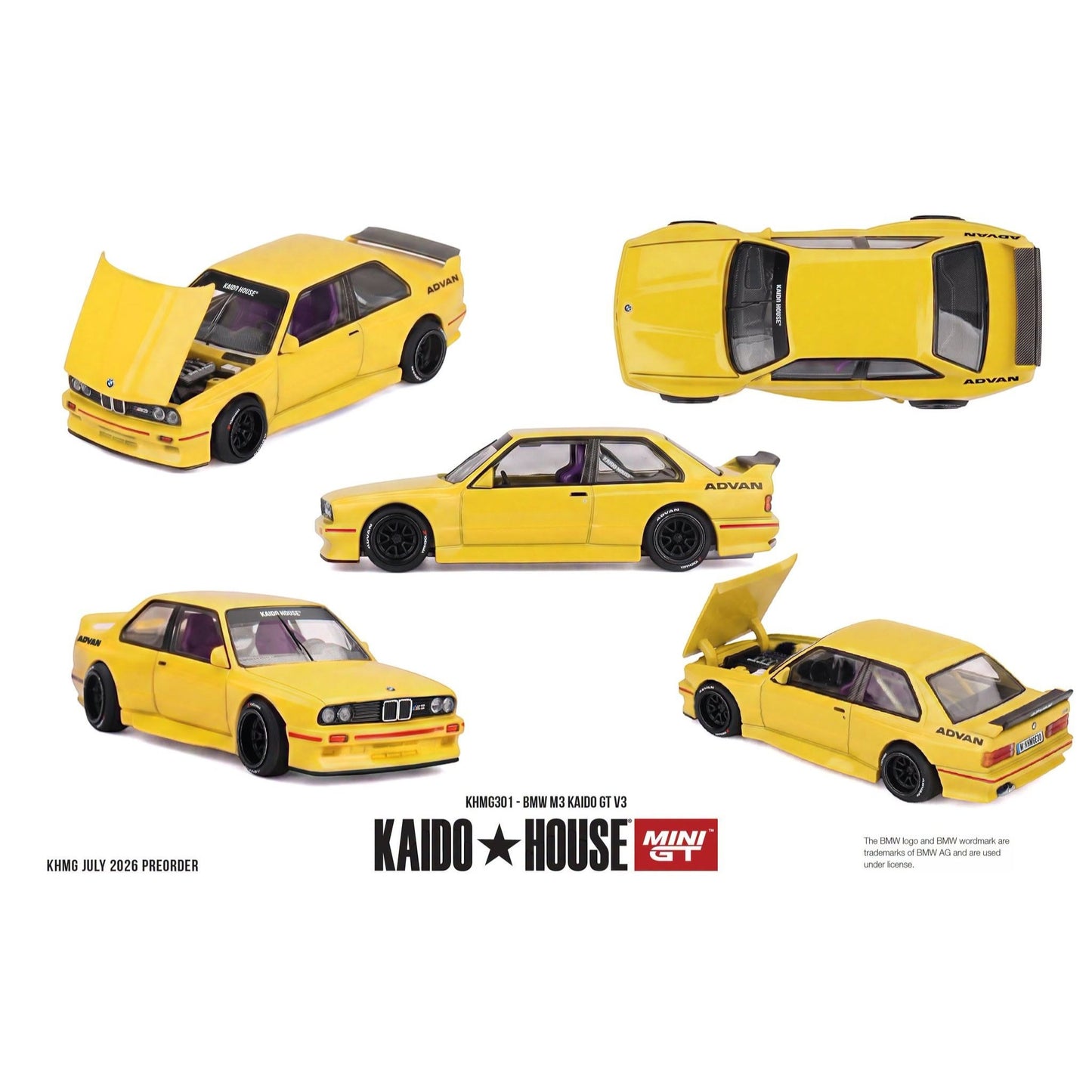 Mini GT Kaido House - Pre-Order - BMW M3 Kaido GT V3 - KHMG301