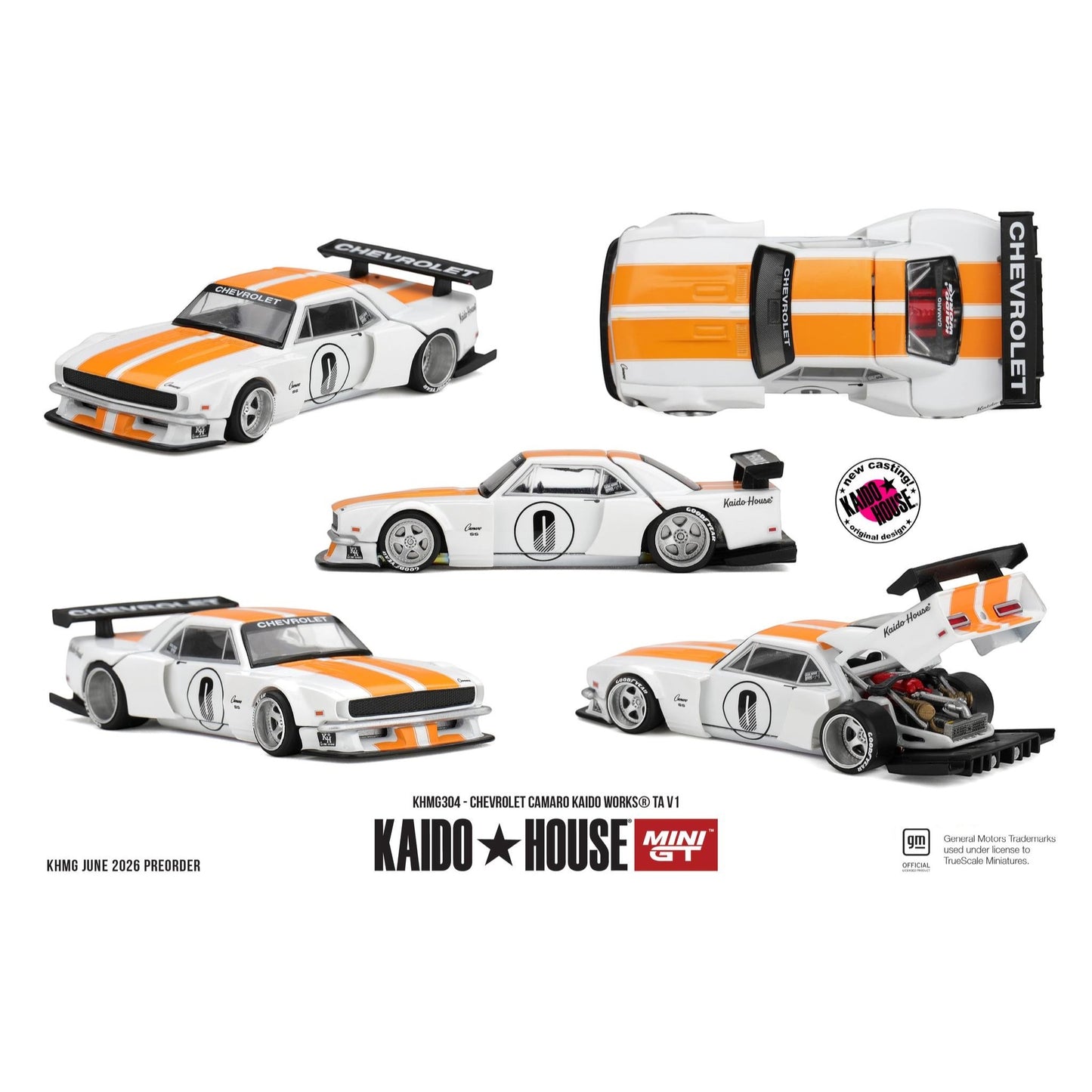 Mini GT Kaido House - Pre-Order - Chevrolet Camaro KAIDO WORKS TA V1 - KHMG304