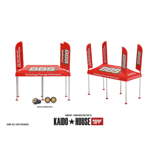 Mini GT Kaido House - Pre-Order - Kaido House BBS Tent V2 - KHMG307