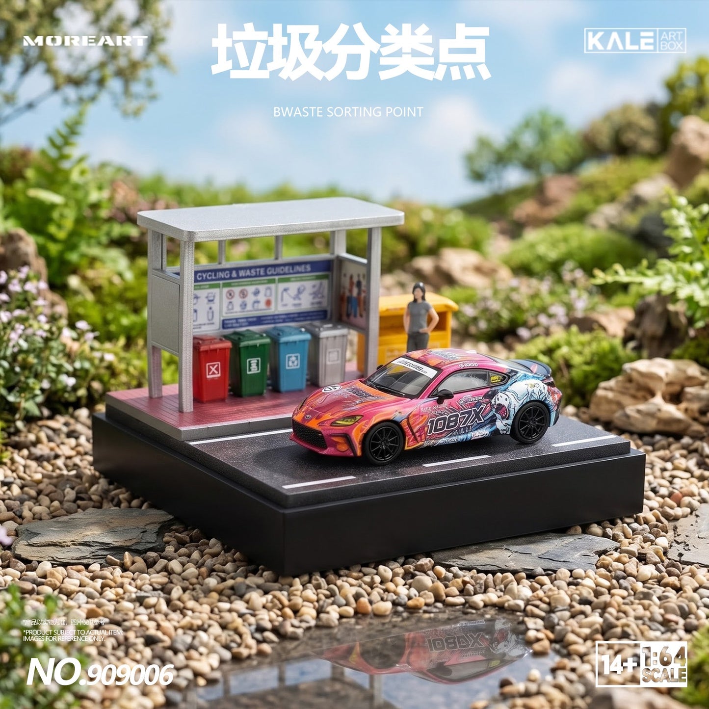 MoreArt & Kaler - Pre-Order - Bwaste Sorting Point mit Figur - KL909006