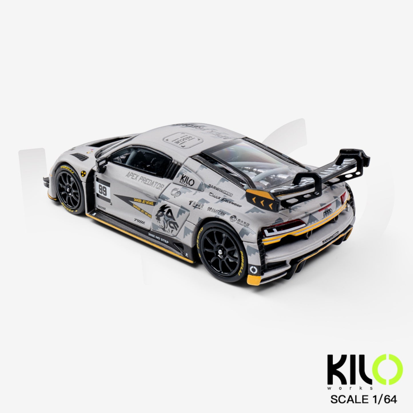 Kiloworks -  Pre-Order -Audi R8 LMS GT3 EVO II - Apex Predator - KLW0036-25