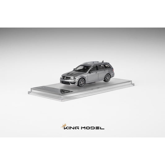 King Model - Pre-Order - C63 Wagon, grey - KM64-C63W-GRY