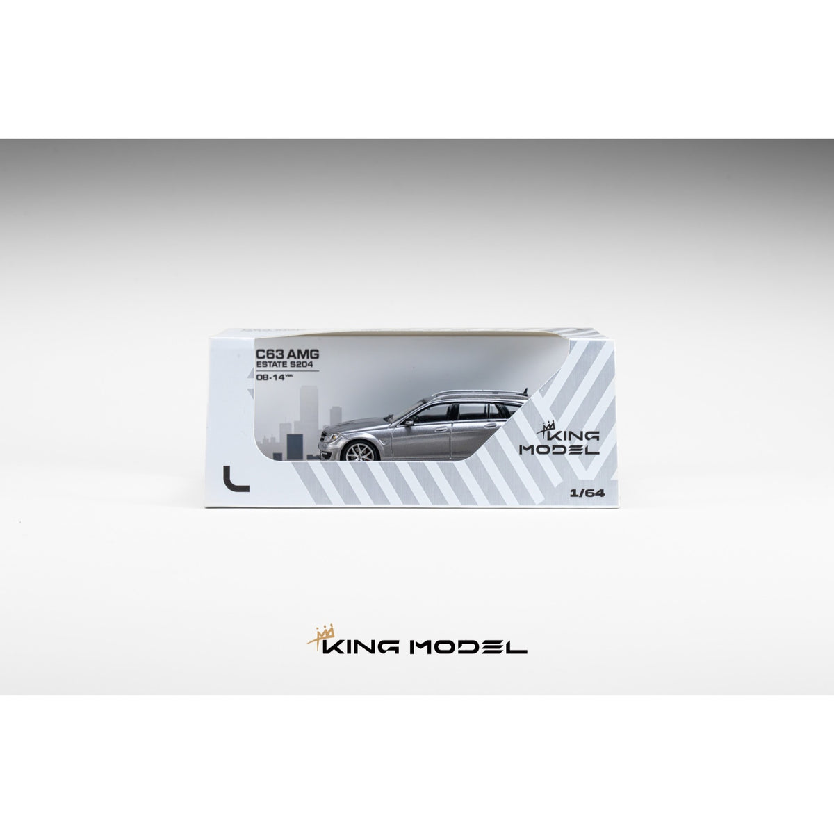 King Model - Pre-Order - C63 Wagon, grey - KM64-C63W-GRY