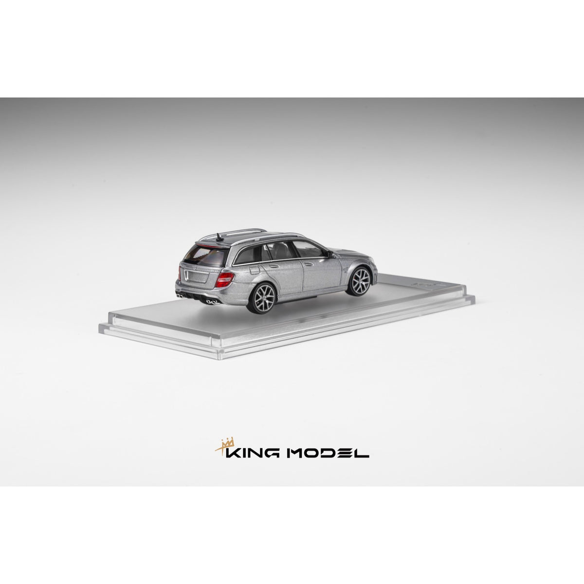 King Model - Pre-Order - C63 Wagon, grey - KM64-C63W-GRY