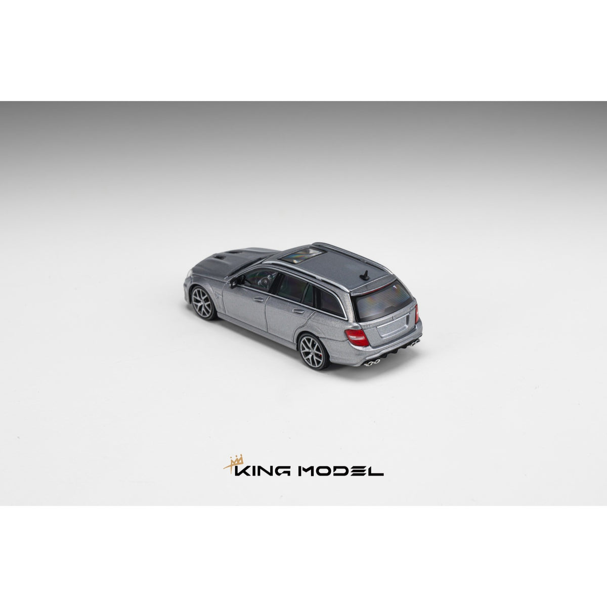 King Model - Pre-Order - C63 Wagon, grey - KM64-C63W-GRY