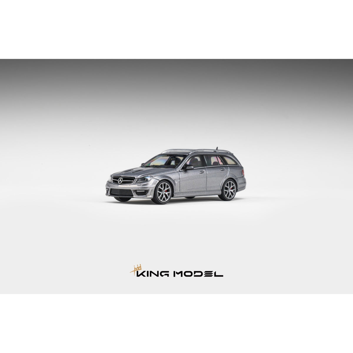 King Model - Pre-Order - C63 Wagon, grey - KM64-C63W-GRY
