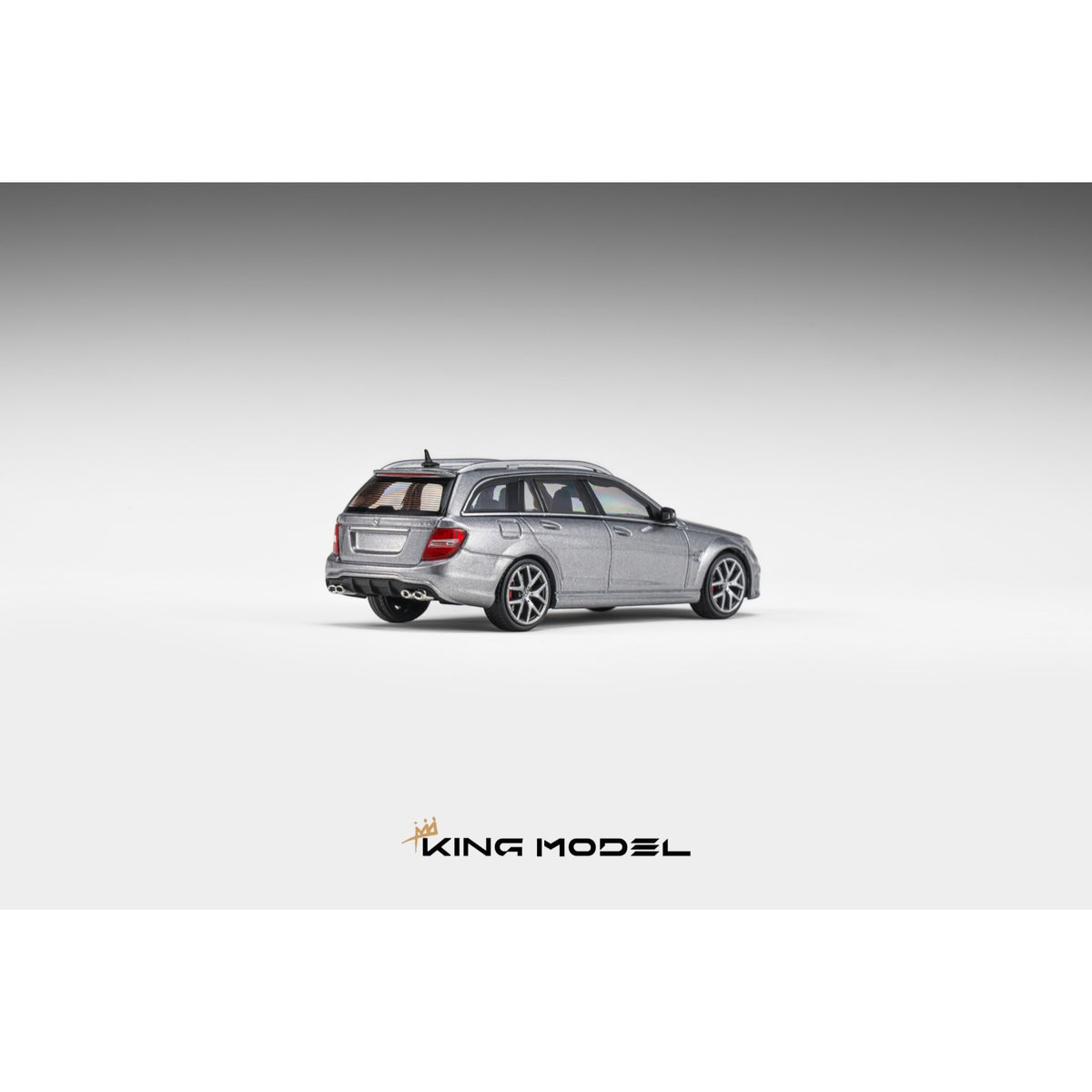 King Model - Pre-Order - C63 Wagon, grey - KM64-C63W-GRY
