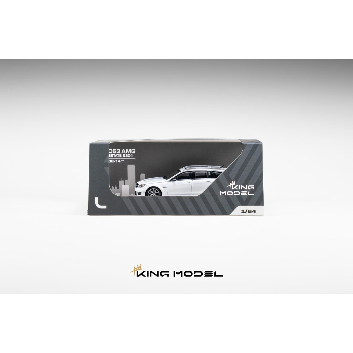 King Model - Pre-Order - C63 Wagon, white - KM64-C63W-WHI