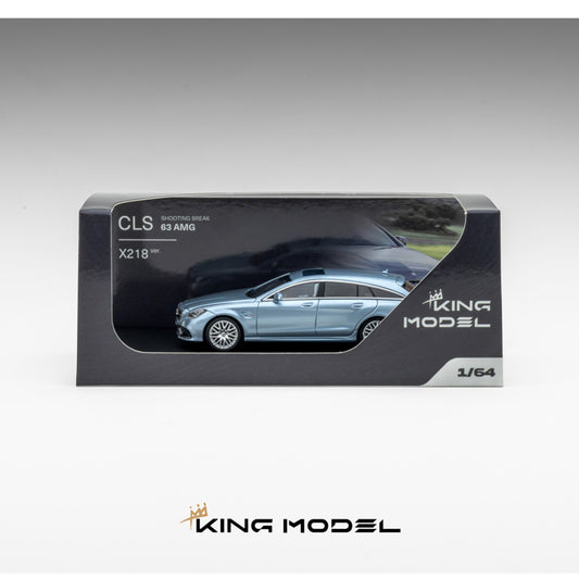 King Model - Pre-Order - CLS63 AMG Shooting Brake, Ice Blue - KM64-CLSSB-IBLU