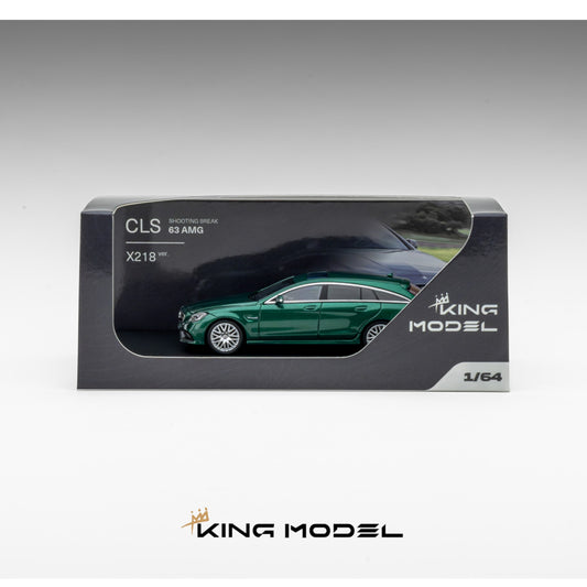King Model - Pre-Order - CLS63 AMG Shooting Brake, Metallic Green - KM64-CLSSB-MGRN