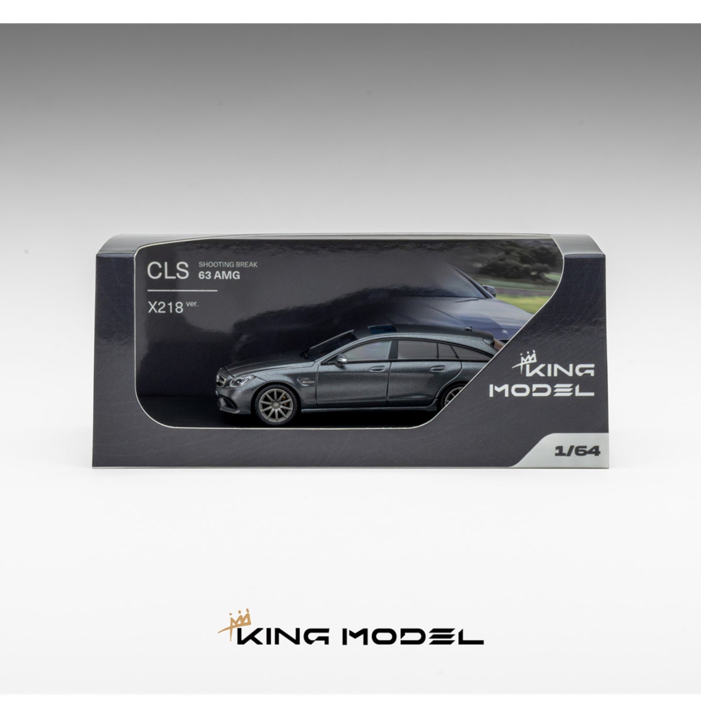 King Model - Pre-Order - CLS63 AMG Shooting Brake, Matte Grey - KM64-CLSSB-MGRY