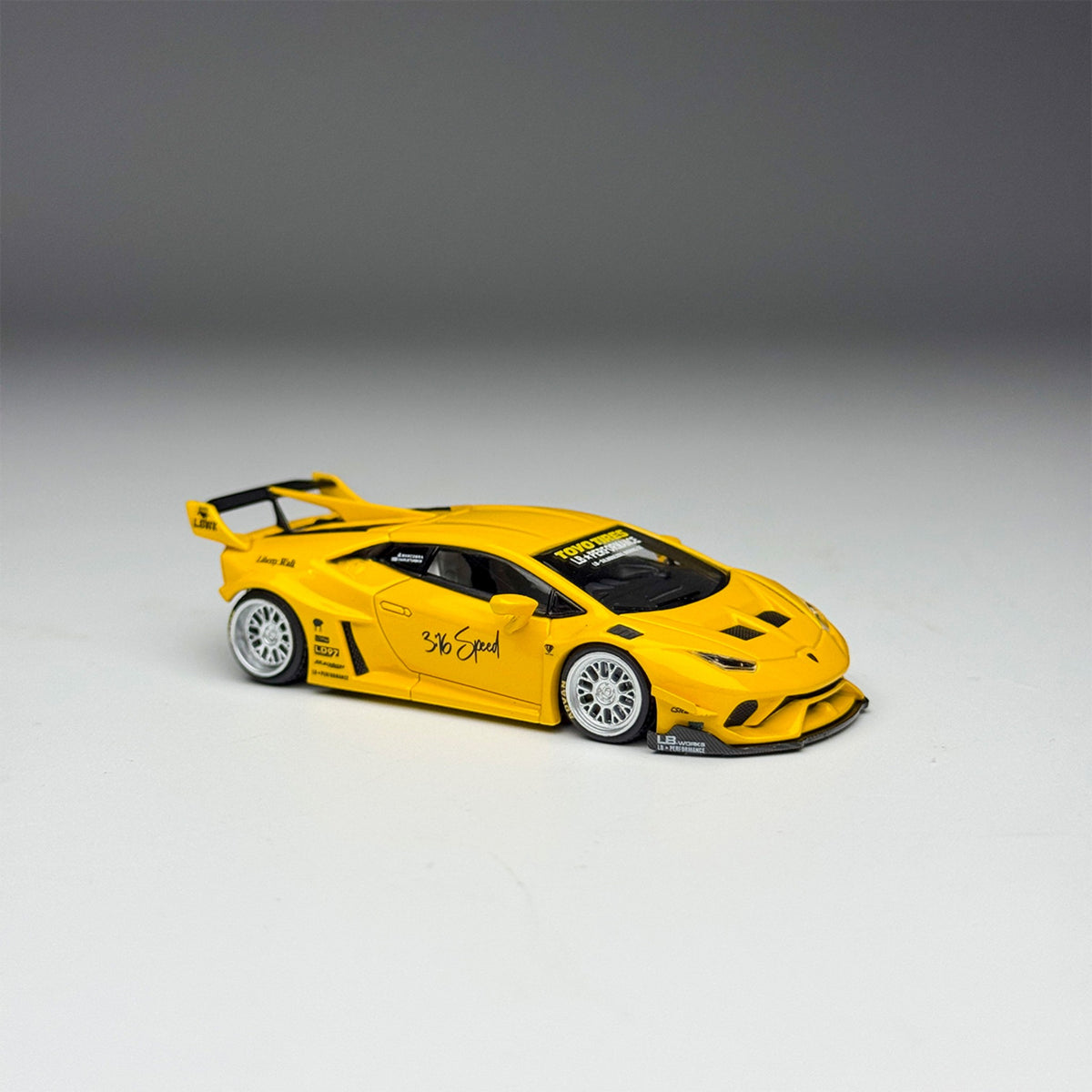 King Model - Pre-Order - LB Huracan GT, Yellow - KM64-LBH-YL