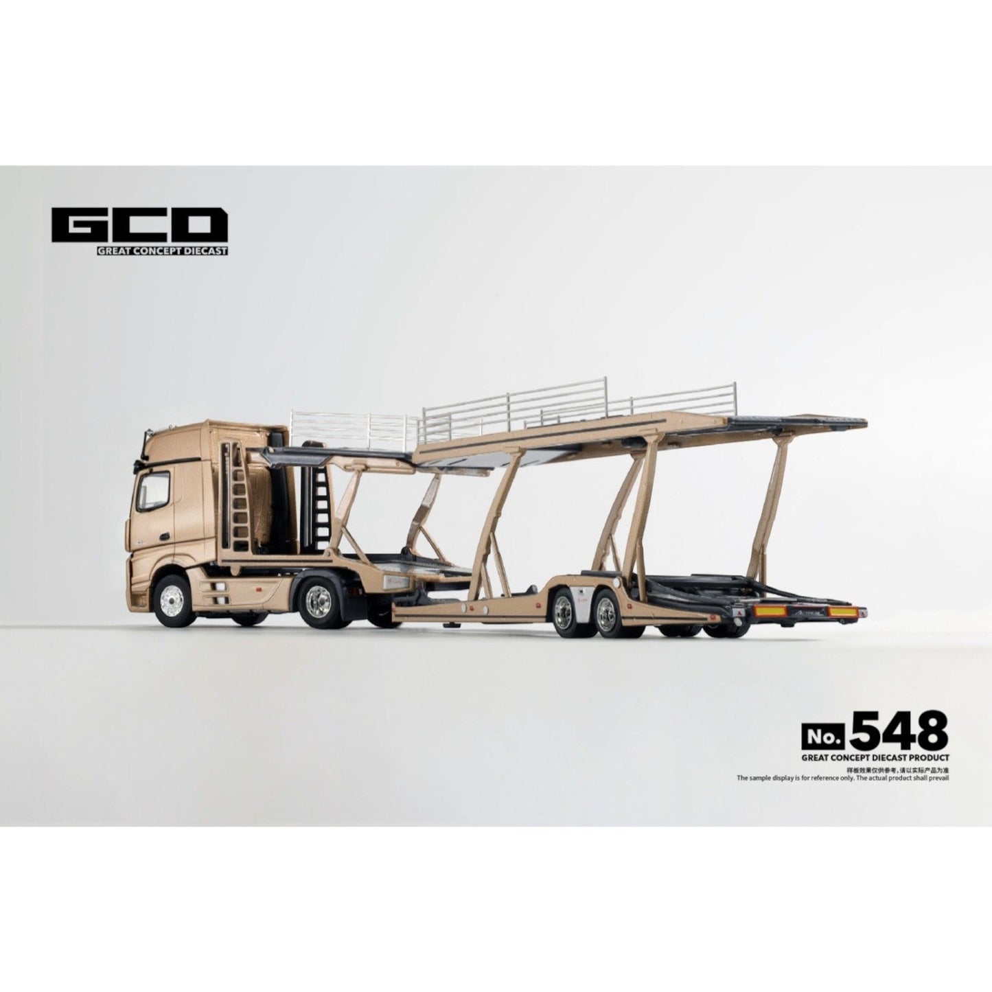 GCD - Pre-Order - Mercedes-Benz Actros Car Carrier, Gold - KS-069-548