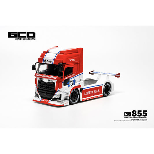 GCD - Pre-Order - LB-Trucks UD Quon Head-Red/White (RHD) - KS-099-855