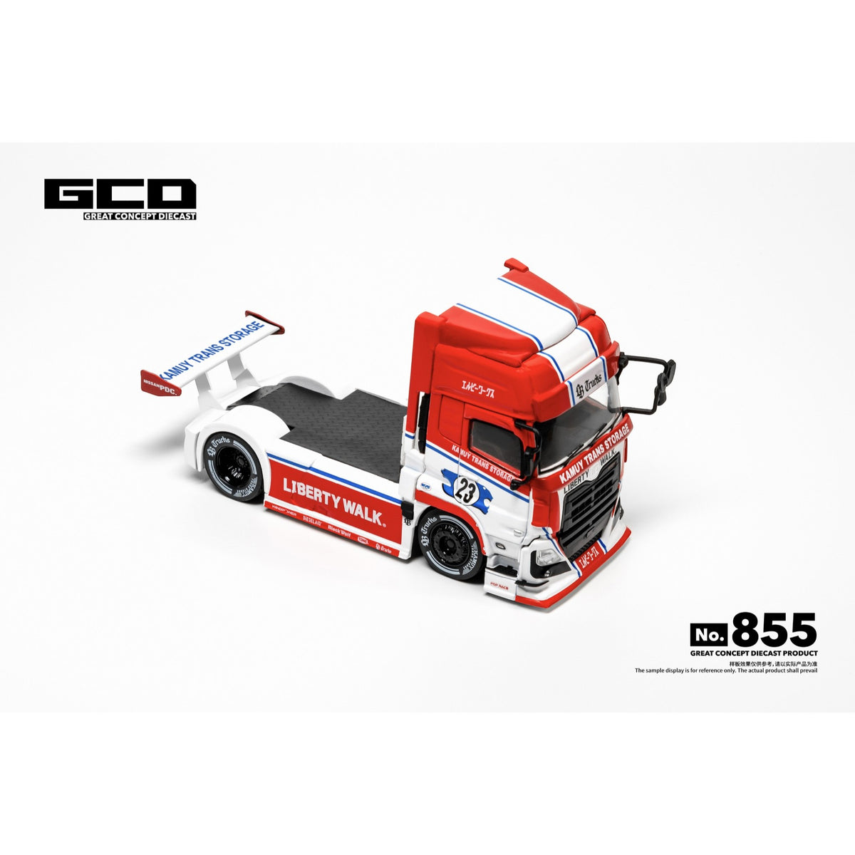 GCD - Pre-Order - LB-Trucks UD Quon Head-Red/White (RHD) - KS-099-855