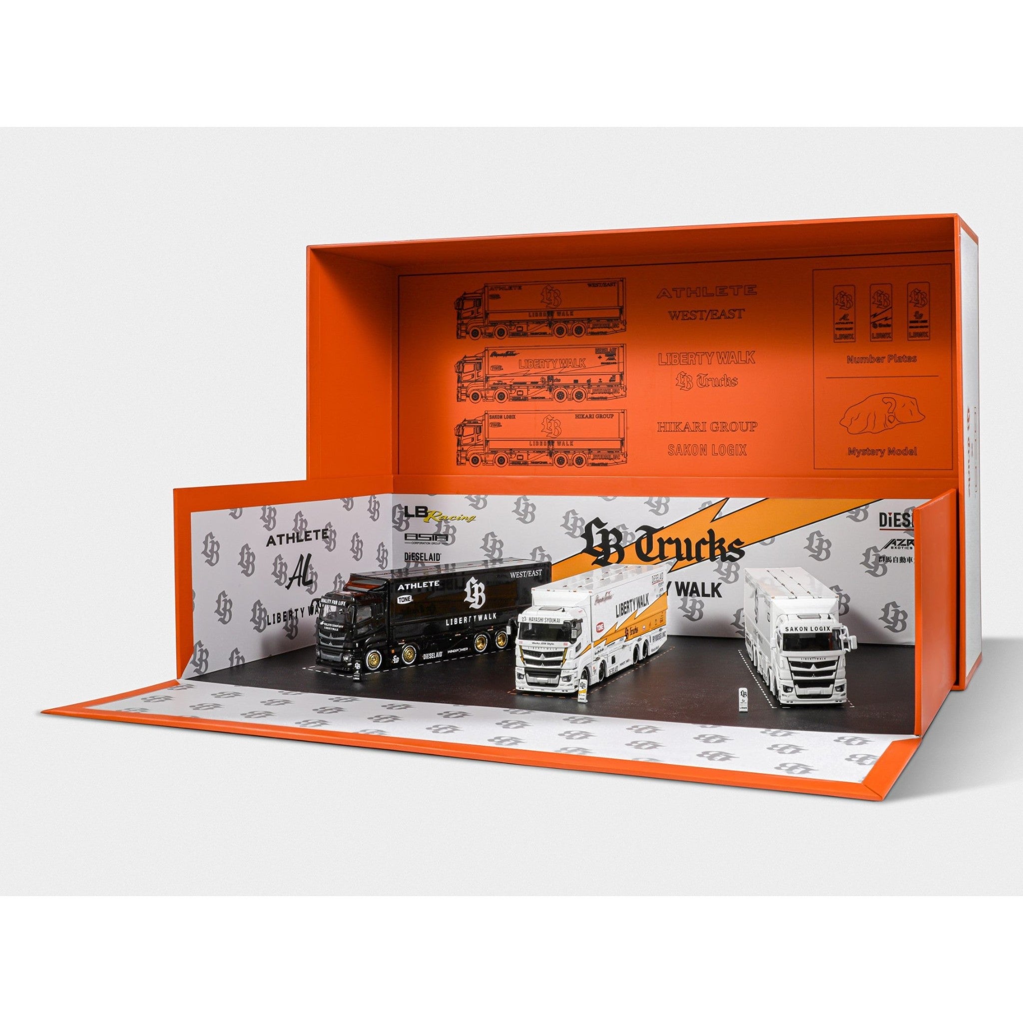 GCD - Pre-Order - GCD Model × Liberty Walk LBWK Truck Boxset - KS-073-SET