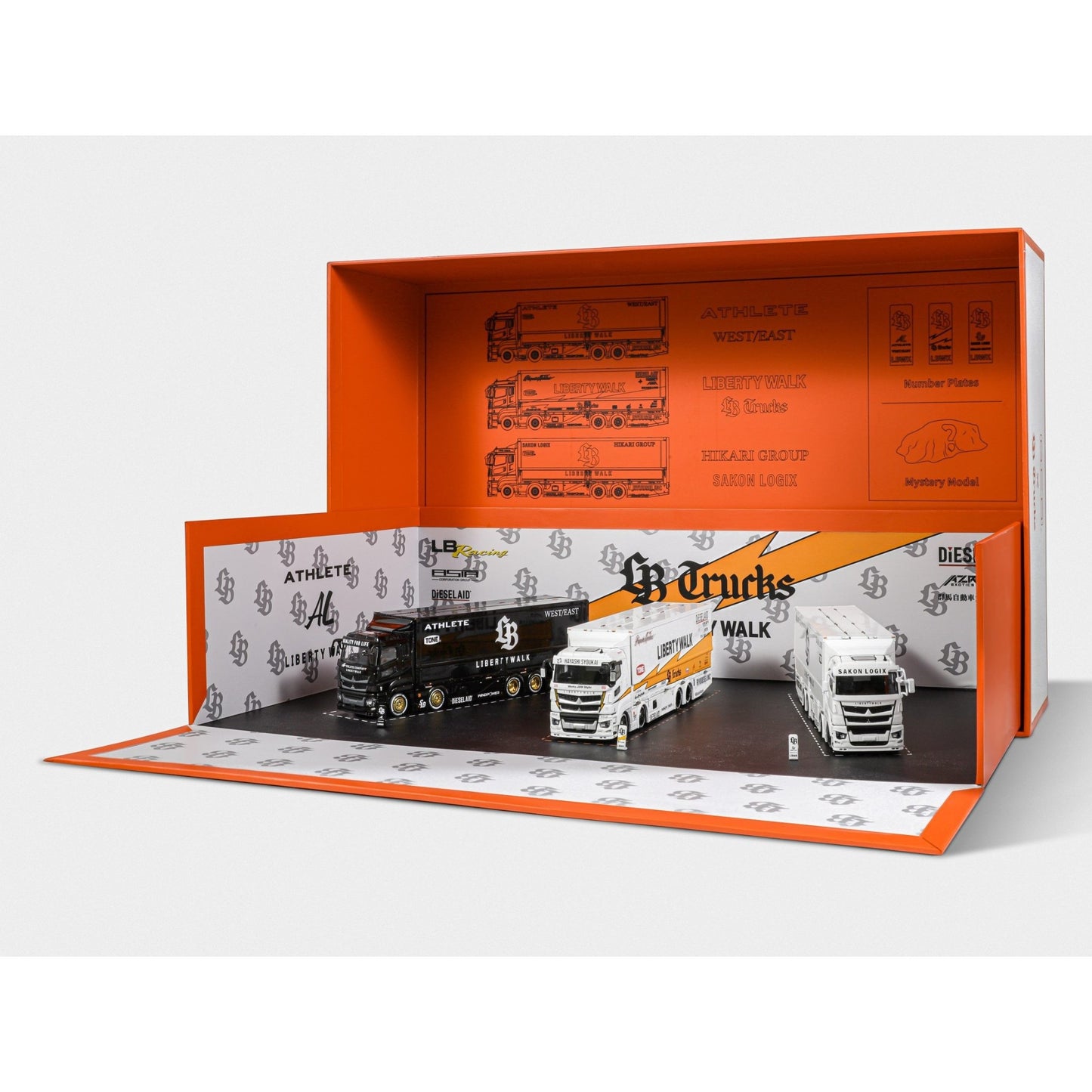 GCD - Pre-Order - GCD Model × Liberty Walk LBWK Truck Boxset - KS-073-SET