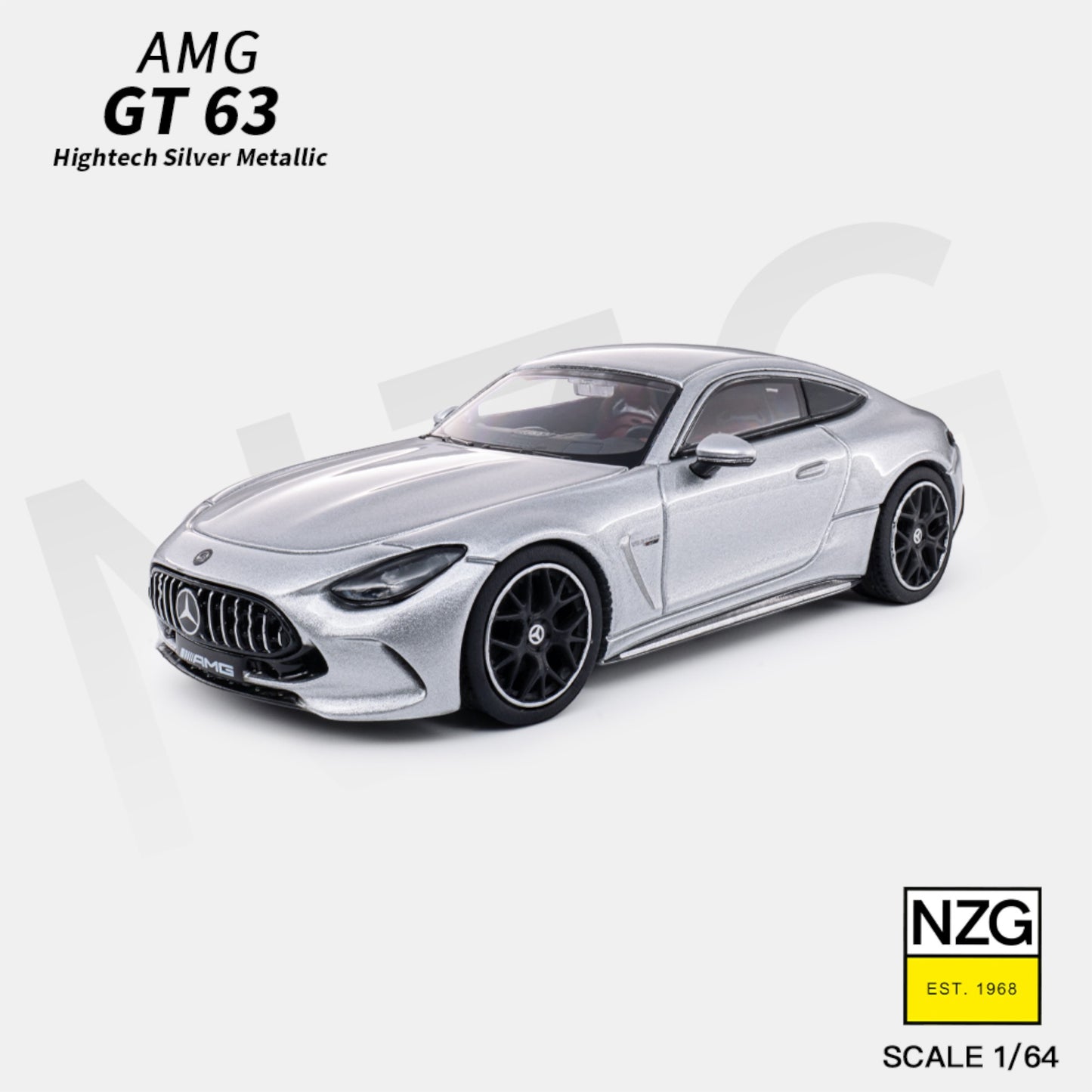 KiloWorks - Pre-Order - Mercedes-AMG GT 63 - Hightech Silver Metallic - 113100055