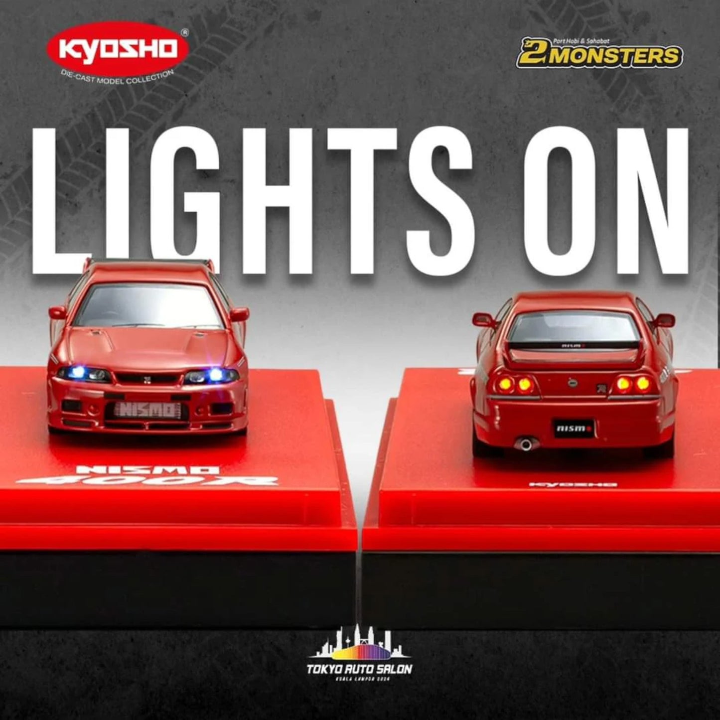 Kyosho - Nissan Nismo 400R (R33) - Tokyo Auto Salon KL 2024 Exclusive - mit Beleuchtung