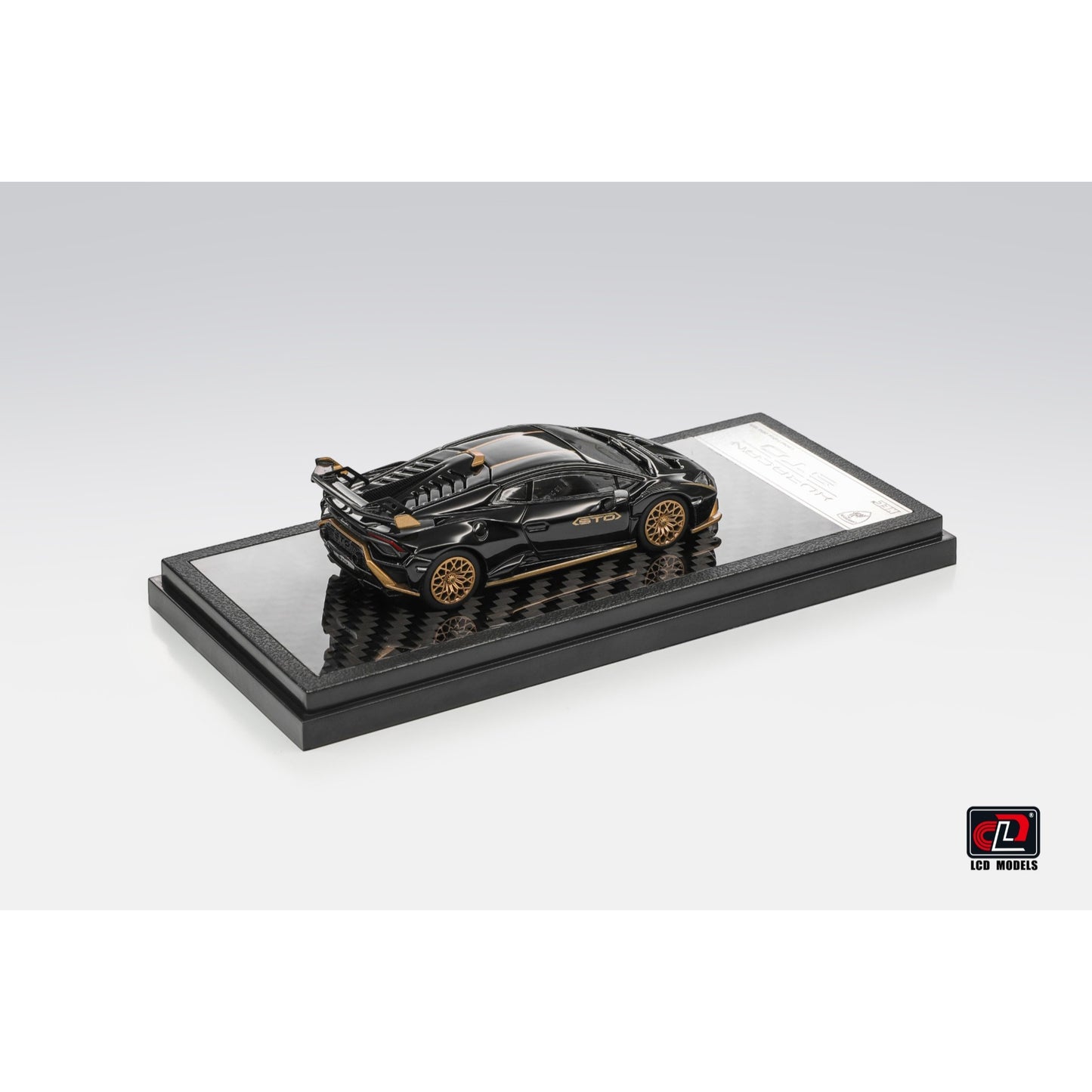 LCD Model - Lamborghini Huracan STO, Black & Gold - HEC2026 Event Special - LCD64043-BG