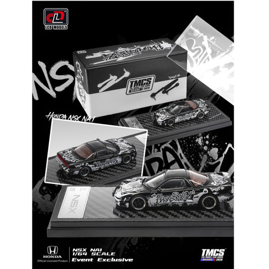 LCD Model - Pre-Order - Honda NSX NA1, black - TMCS 2026 Event Model - LCD64033-TMCS-BL