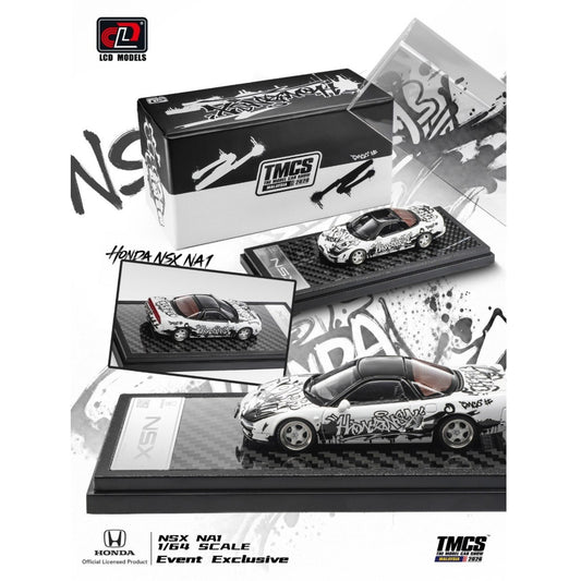LCD Model - Pre-Order - Honda NSX NA1, white - TMCS 2026 Event Model - LCD64033-TMCS-WH