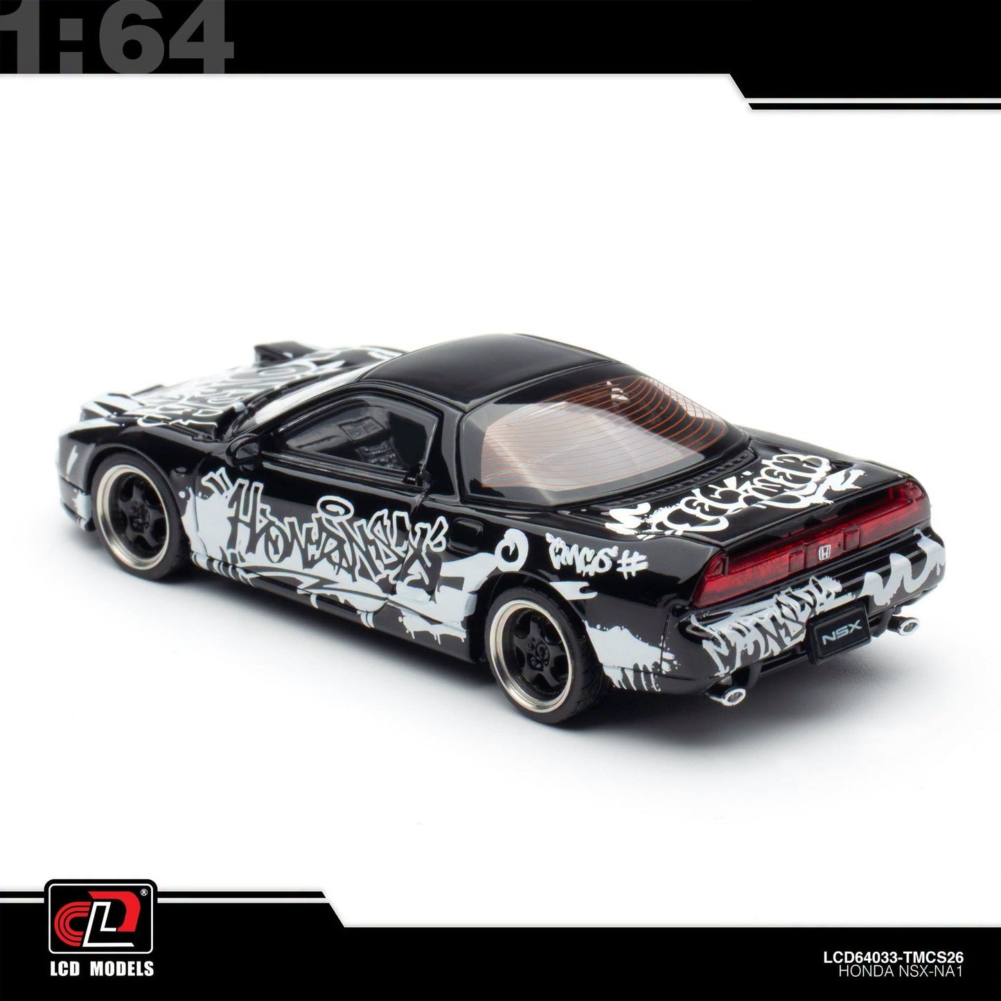 LCD Model - Honda NSX NA1, black - TMCS 2026 Event Model - LCD64033-TMCS-BL