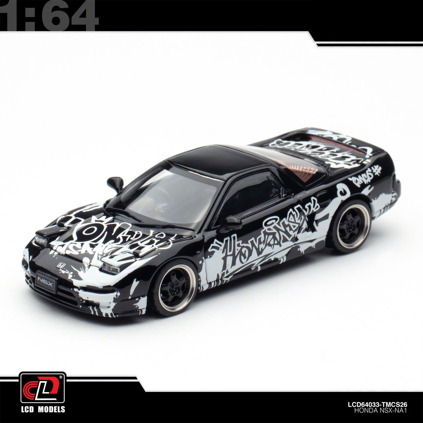 LCD Model - Honda NSX NA1, black - TMCS 2026 Event Model - LCD64033-TMCS-BL