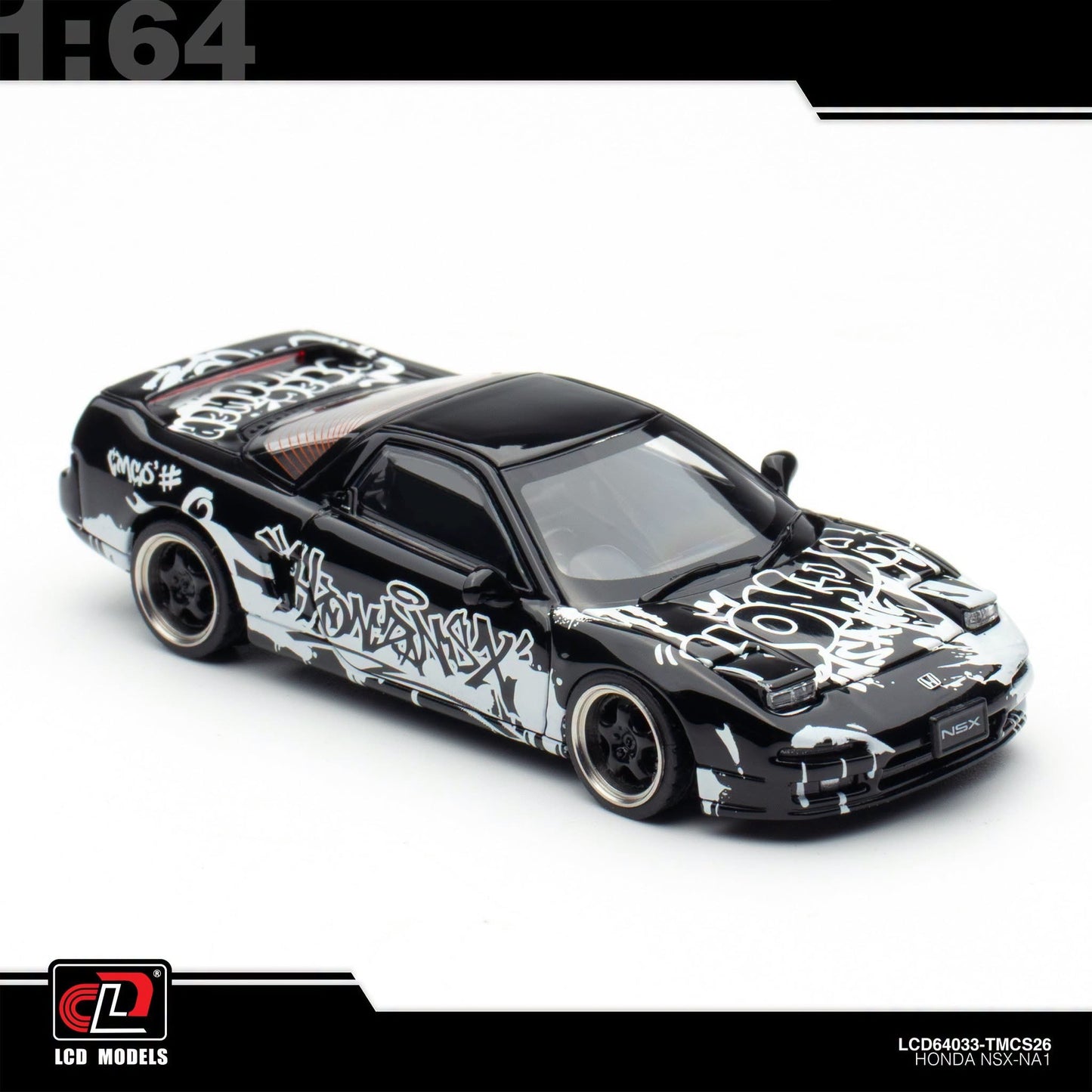 LCD Model - Honda NSX NA1, black - TMCS 2026 Event Model - LCD64033-TMCS-BL