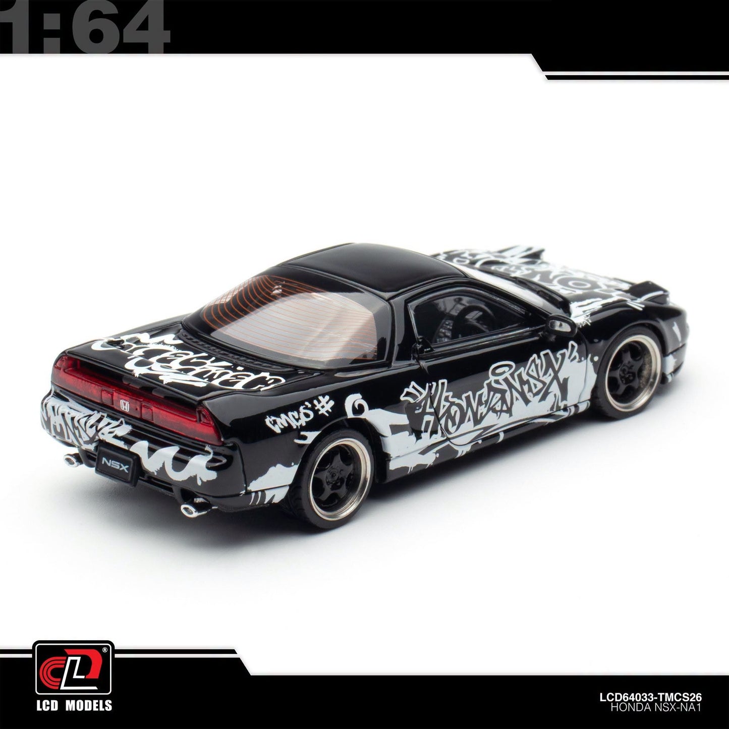 LCD Model - Honda NSX NA1, black - TMCS 2026 Event Model - LCD64033-TMCS-BL