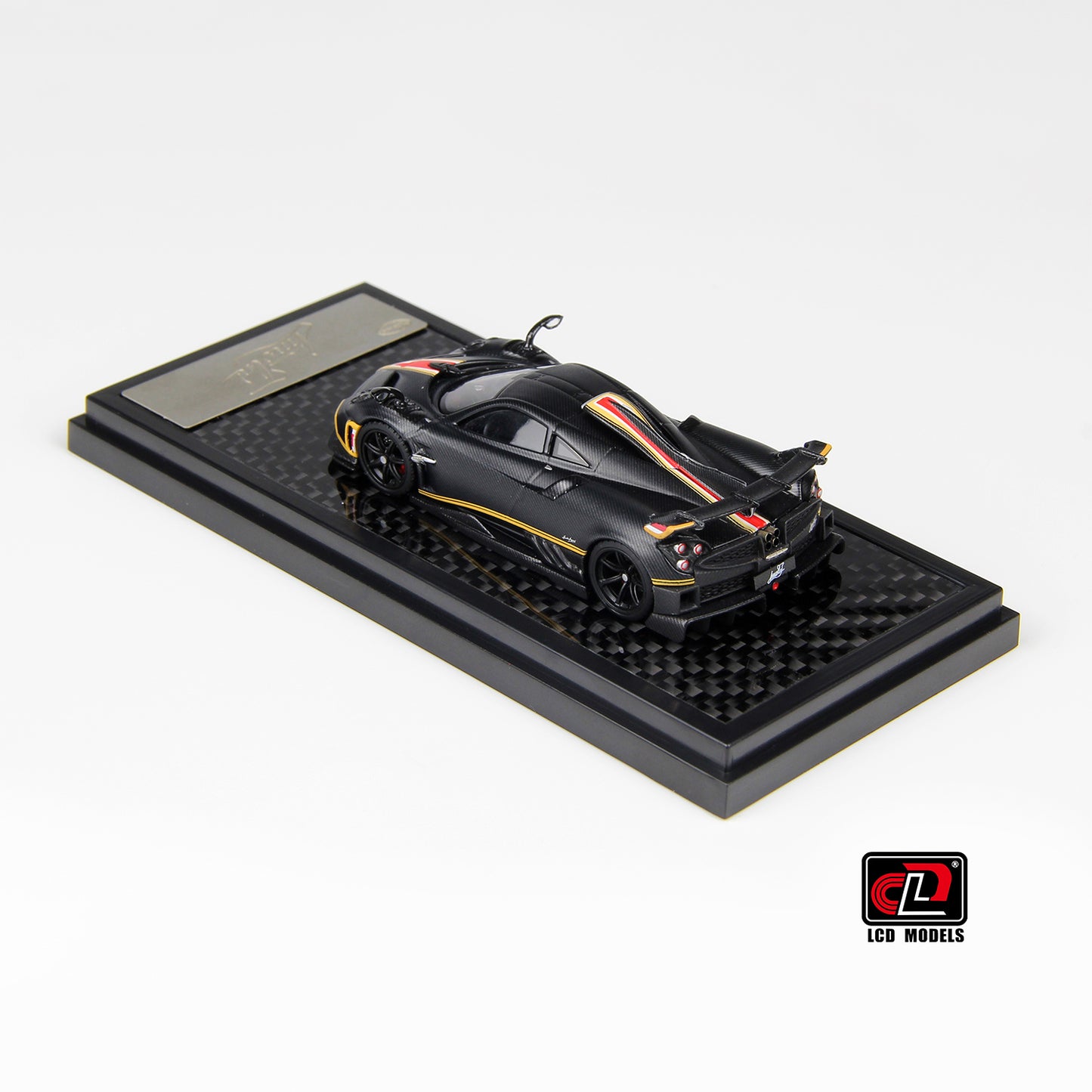 LCD Model - Pagani Imola Coupe, Matte Black Carbon - LCD64041-MBC
