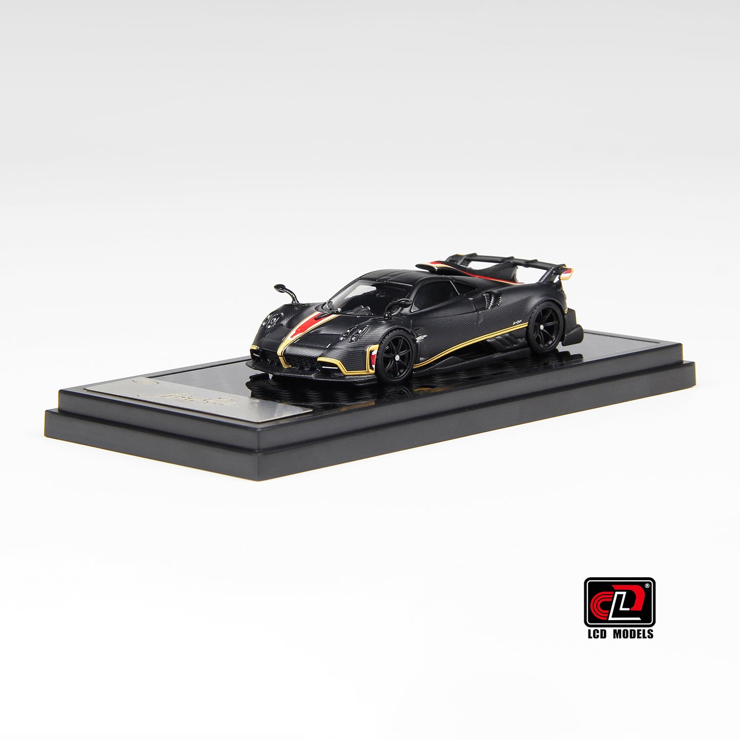 LCD Model - Pagani Imola Coupe, Matte Black Carbon - LCD64041-MBC