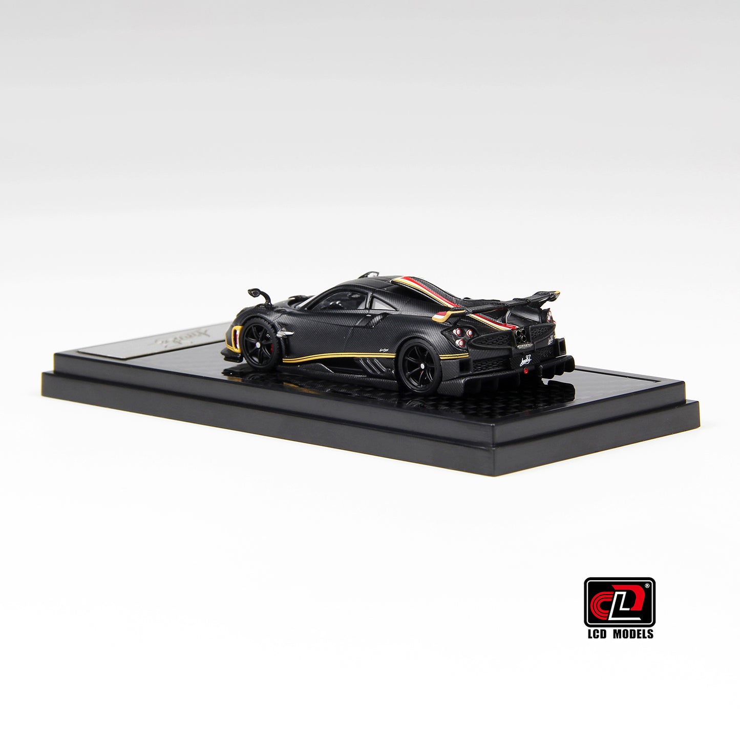 LCD Model - Pagani Imola Coupe, Matte Black Carbon - LCD64041-MBC