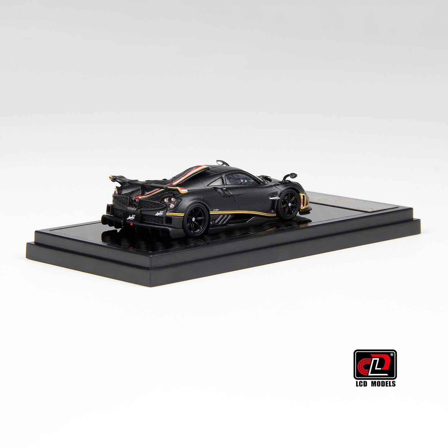 LCD Model - Pagani Imola Coupe, Matte Black Carbon - LCD64041-MBC